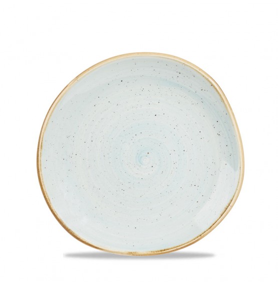 Stonecast Duck Egg Blue Organic Round Plate