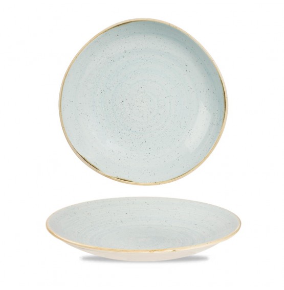 Stonecast Duck Egg Blue Organic Round Bowl