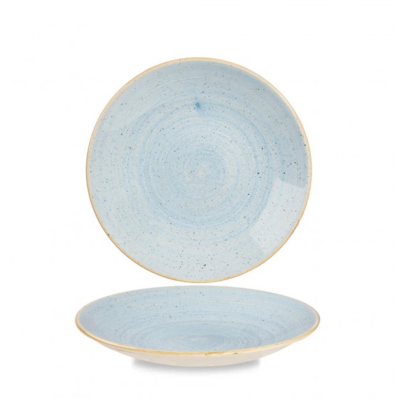 Stonecast Duck Egg Blue Deep Coupe Plate