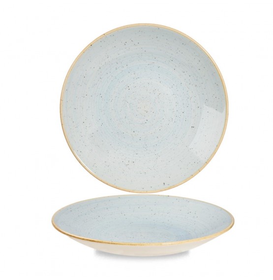 Stonecast Duck Egg Blue Deep Coupe Plate