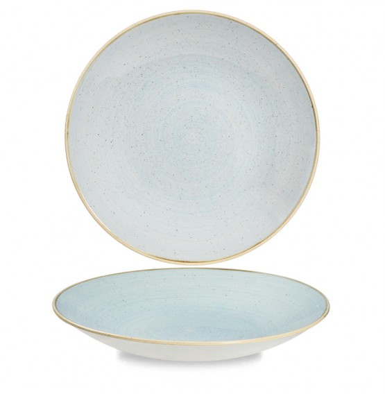 Stonecast Duck Egg Blue Deep Coupe Plate