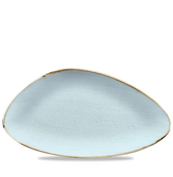 Stonecast Duck Egg Chefs' Triangle Plate