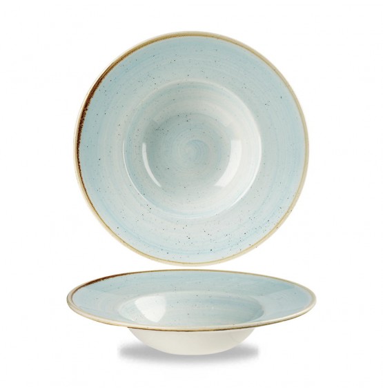 Stonecast Duck Egg Blue Wide Rim Bowl