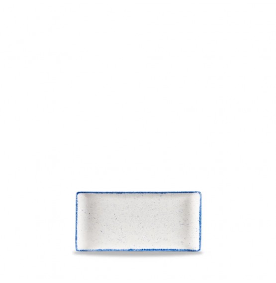 Alchemy Hints Indigo Blue Rectangular Buffet Tray