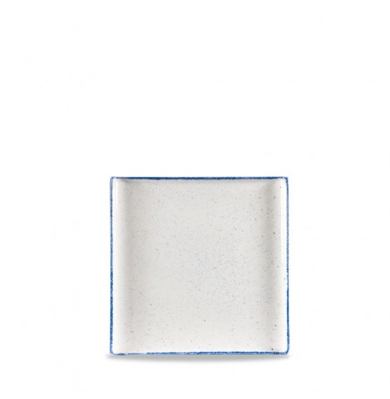 Alchemy Hints Indigo Blue Square Buffet Tray