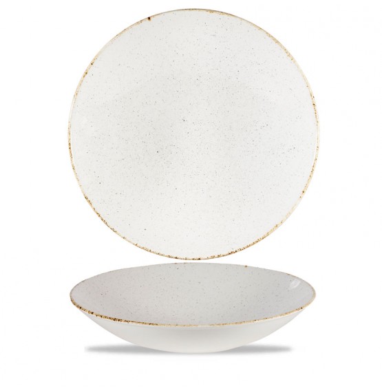 Alchemy Hints Barley White Large Coupe Bowl