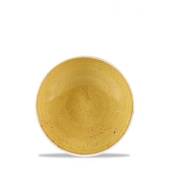 Stonecast Mustard Seed Yellow Coupe Bowl
