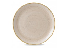 Stonecast Nutmeg Cream Coupe Plate
