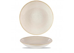 Stonecast Nutmeg Cream Large Coupe Bowl