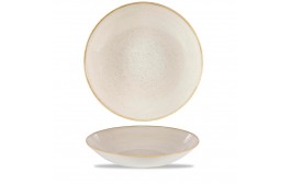 Stonecast Nutmeg Cream Large Coupe Bowl