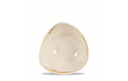 Stonecast Nutmeg Cream Triangle Bowl