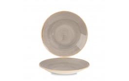 Stonecast Peppercorn Grey Deep Coupe Plate