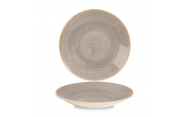 Stonecast Peppercorn Grey Deep Coupe Plate