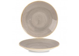 Stonecast Peppercorn Grey Deep Coupe Plate