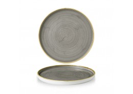 Stonecast Peppercorn Grey Walled Chefs' Plate