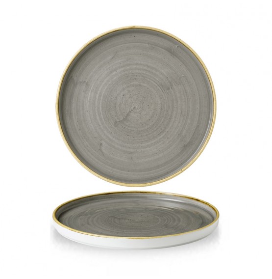 Stonecast Peppercorn Grey Walled Chefs' Plate