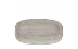 Stonecast Peppercorn Grey Chefs' Oblong Plate No.4