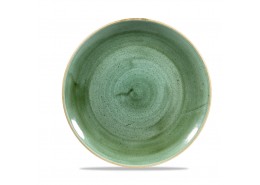 Stonecast Samphire Green Coupe Plate