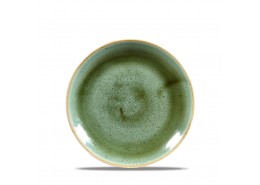 Stonecast Samphire Green Coupe Plate