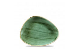 Stonecast Samphire Green Chefs' Triangle Plate