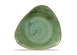 Stonecast Samphire Green Triangle Plate