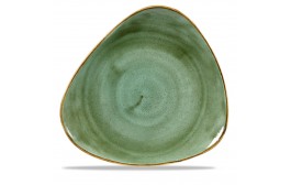 Stonecast Samphire Green Triangle Plate