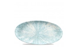 Stone Aquamarine Chefs' Oval Plate