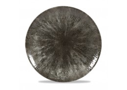 Stone Quartz Black Coupe Plate