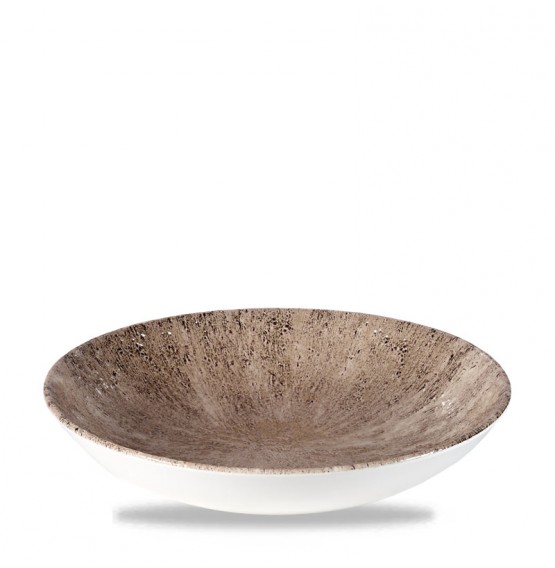 Stone Zircon Brown Coupe Bowl
