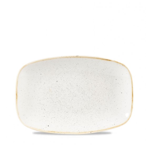 Stonecast Barley White Chefs' Oblong Plate No.6