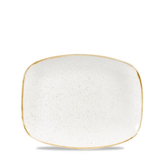Stonecast Barley White Chefs' Oblong Plate No.7