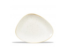 Stonecast Barley White Chefs' Triangle Plate