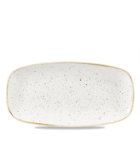 Stonecast Barley White Chefs' Oblong Plate No.2