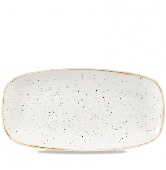 Stonecast Barley White Chef's Oblong Plate No.3