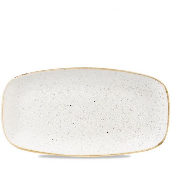 Stonecast Barley White Chefs' Oblong Plate No.4