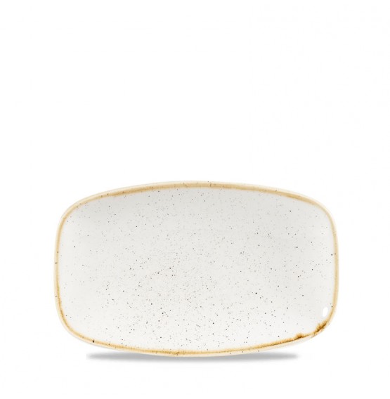 Stonecast Barley White Chefs' Oblong Plate No.1