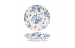 Vintage Prints Prague Toile Deep Coupe Plate