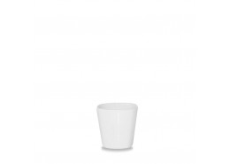 White Holloware Square Dip Pot