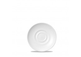 White Holloware Maple Coffee/Mocha Saucer