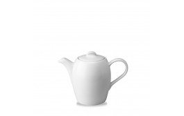 White Holloware Cafe Teapot