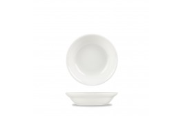 White Rimless Fruit Bowl