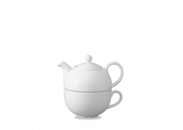 White Holloware One Cup Teapot Lid