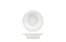 White Rimmed Fruit Bowl