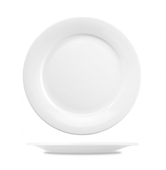 Menu Porcelain Mid Rim Plate