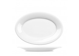 Menu Porcelain Oval Plate