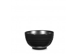 Rustics Black Glaze Ripple Bowl