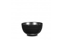 Rustics Black Glaze Ripple Bowl