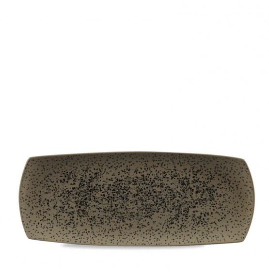 Menu Shades Caldera Flint Grey Medium Rectangle Plate