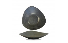Alchemy Granite Lotus Melamine Shallow Bowl