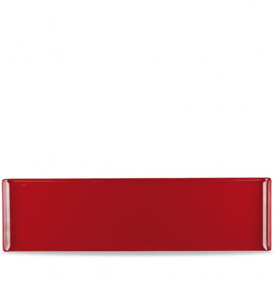 Alchemy Rectangular Red Melamine Buffet Tray